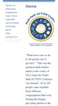 Mobile Screenshot of multifaithactioncoalition.org